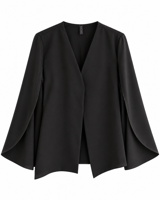 Blazer Pia Tela Gabardina