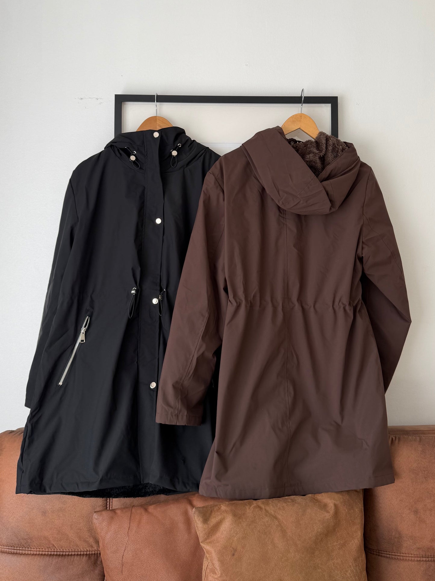Chaqueta Impermeable Con Chiporro & Gorro
