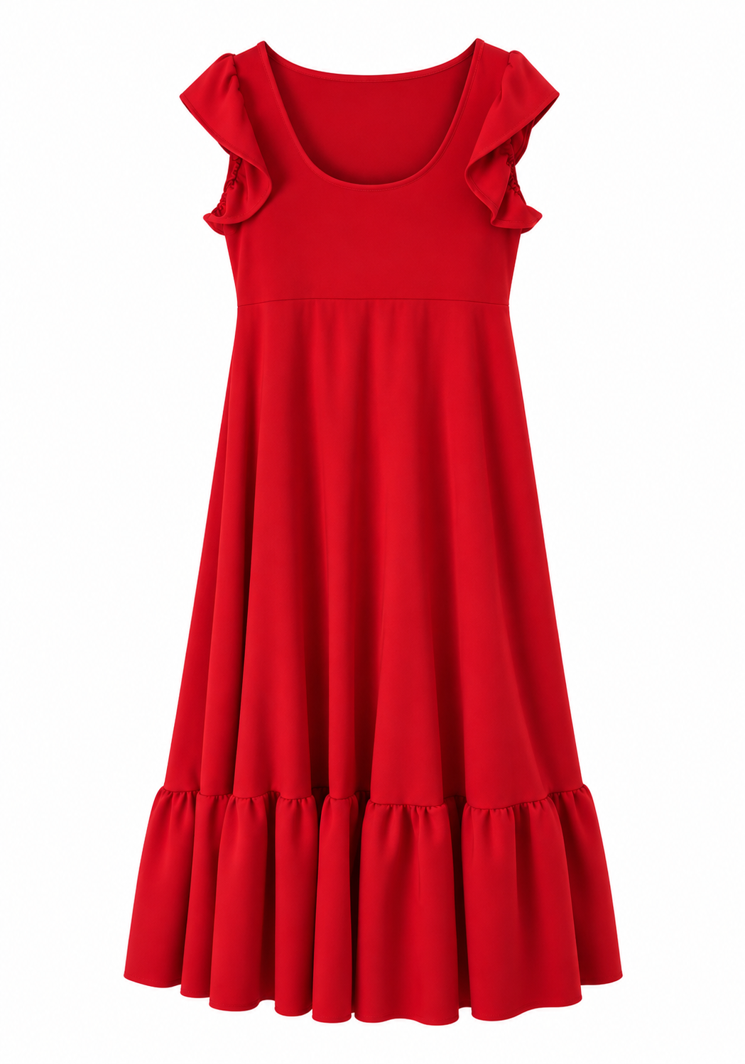 Vestido Mery Midi Tela Scuba