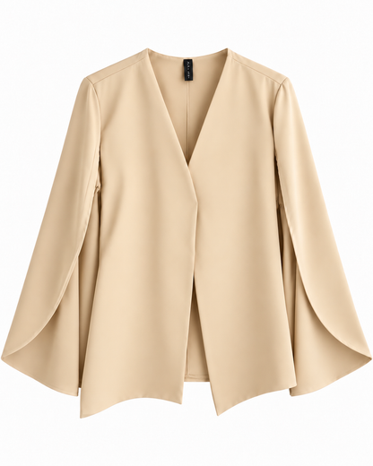 Blazer Pia Tela Gabardina