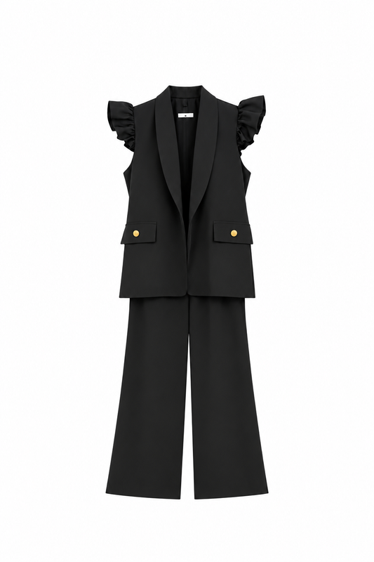 Conjunto Blazer Siena Vuelos en Manga  + Pantalón Moira