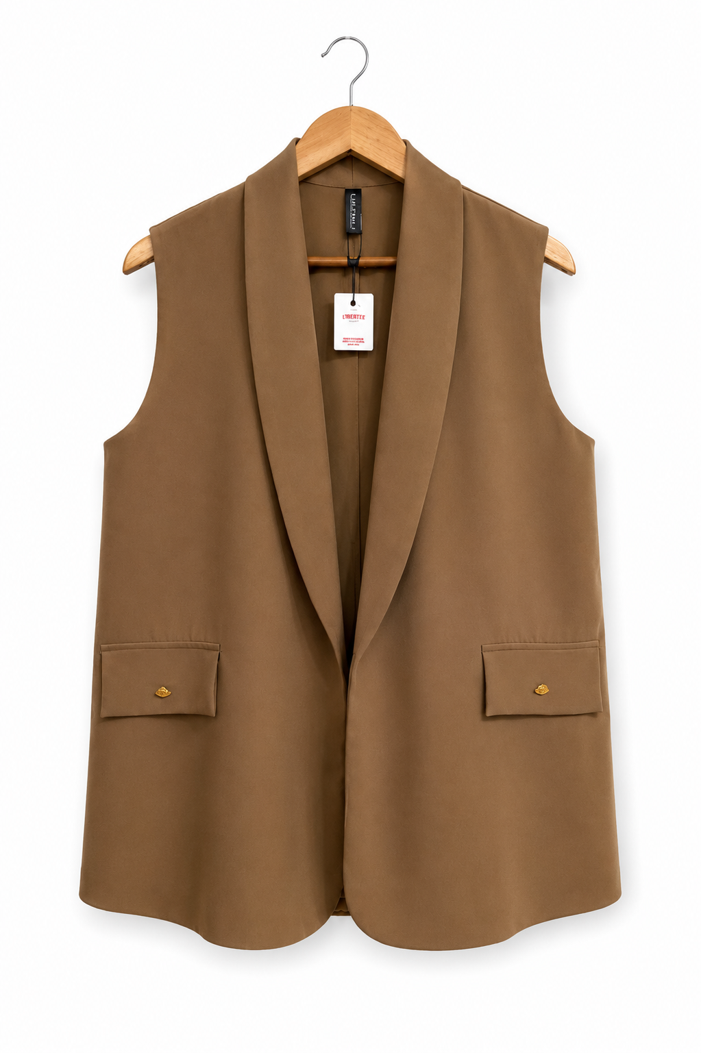 Blazer Siena Sin Manga Tela Gabardina