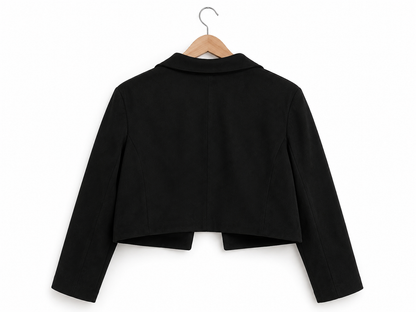 Chaqueta Corta Romina Tela Agamuzada