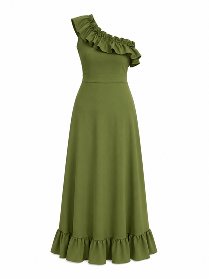 Vestido Estela Midi Tela Scuba