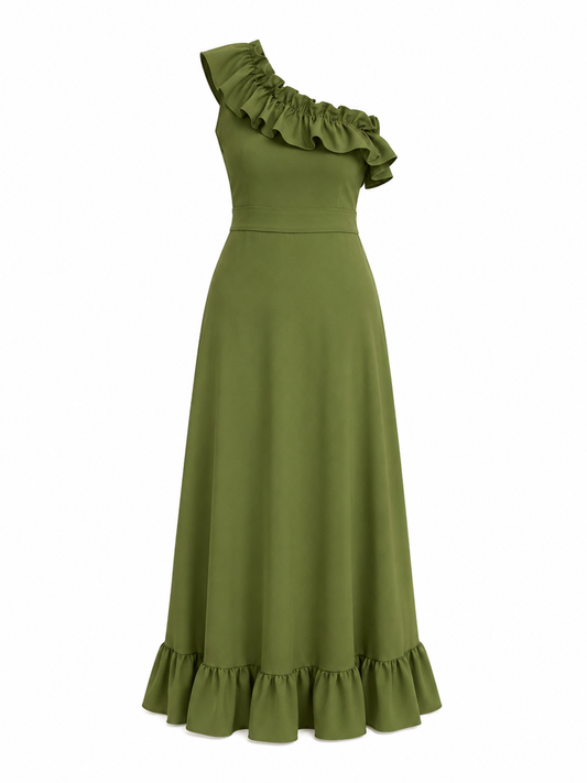 Vestido Estela Midi Tela Scuba