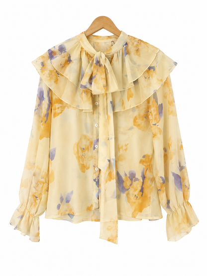 Blusa Flores Gasa