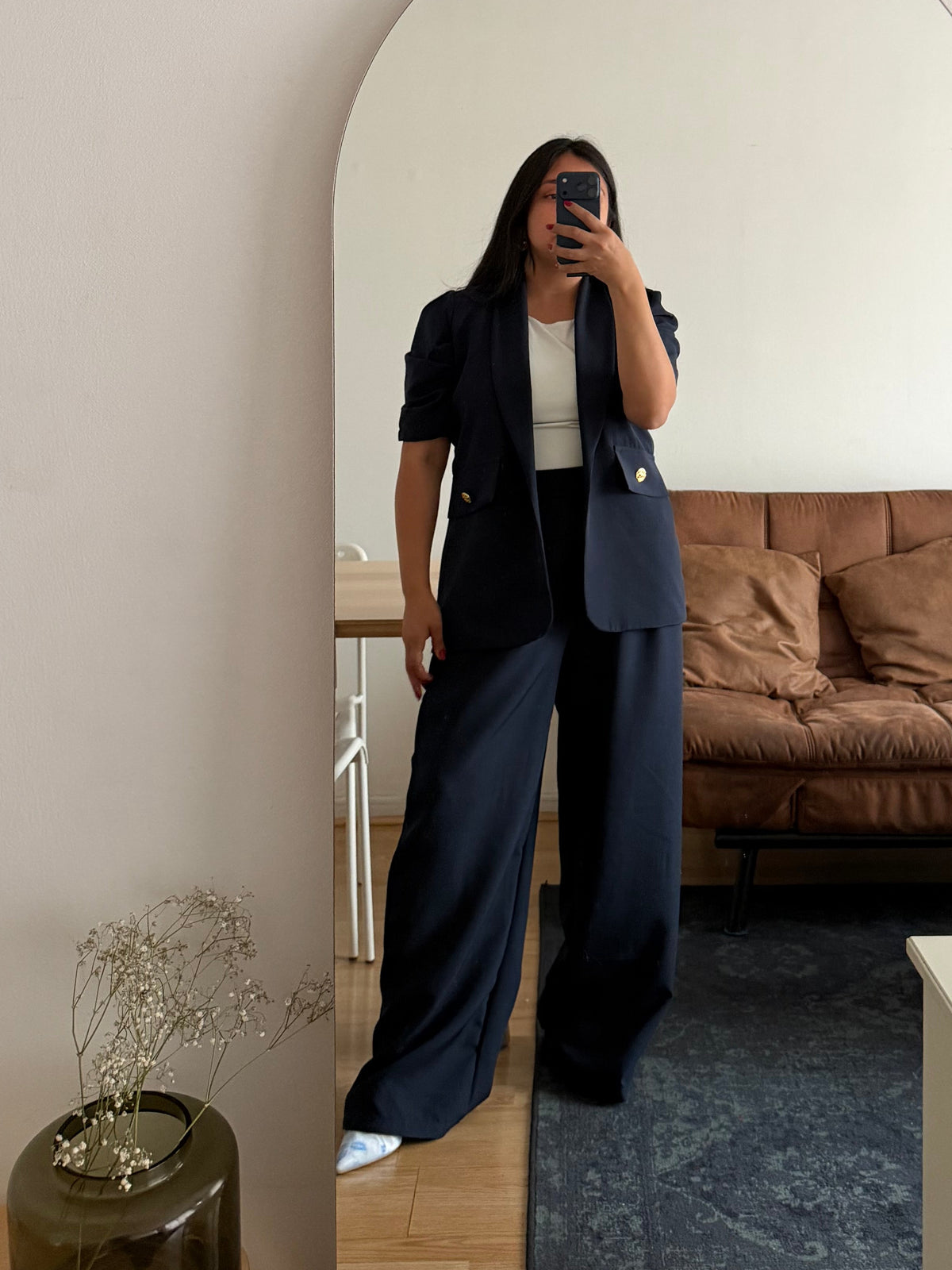 Conjunto Blazer Siena Manga Corta Princesa + Pantalón Moira