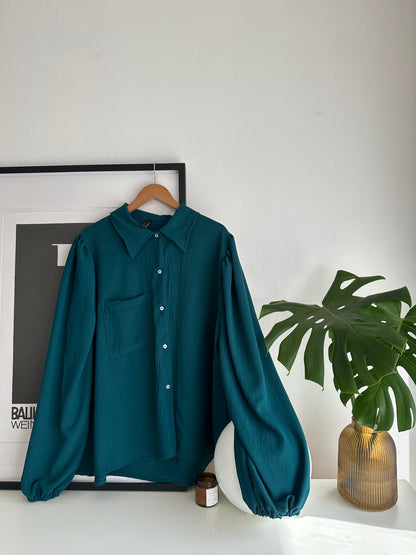 Camisa Sary Oversize Tela Cey