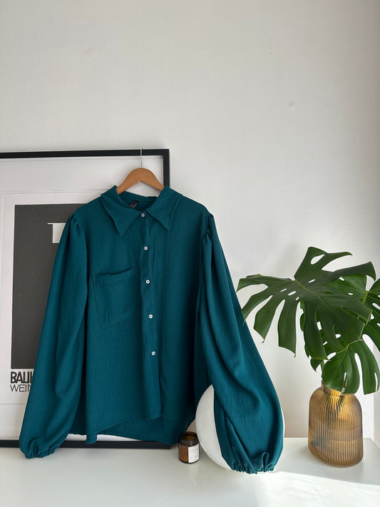 Camisa Sary Oversize Tela Cey