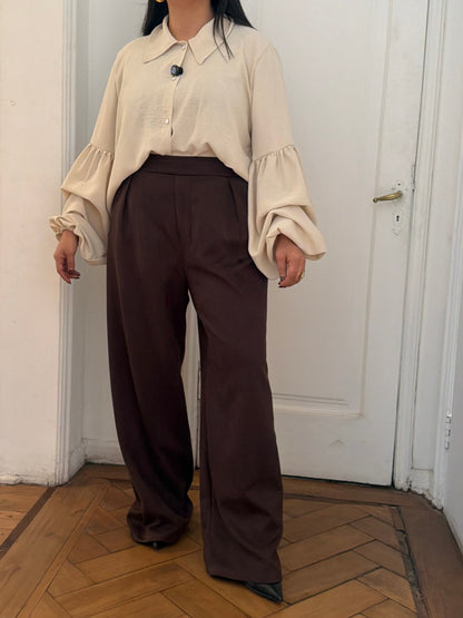 Pantalón Moira Tela Agamuzada