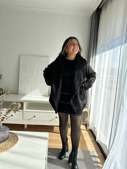Chaqueta Corderito Agamuzada