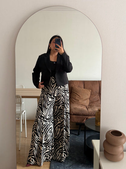 Blazer Corto Romina Tela Gabardina