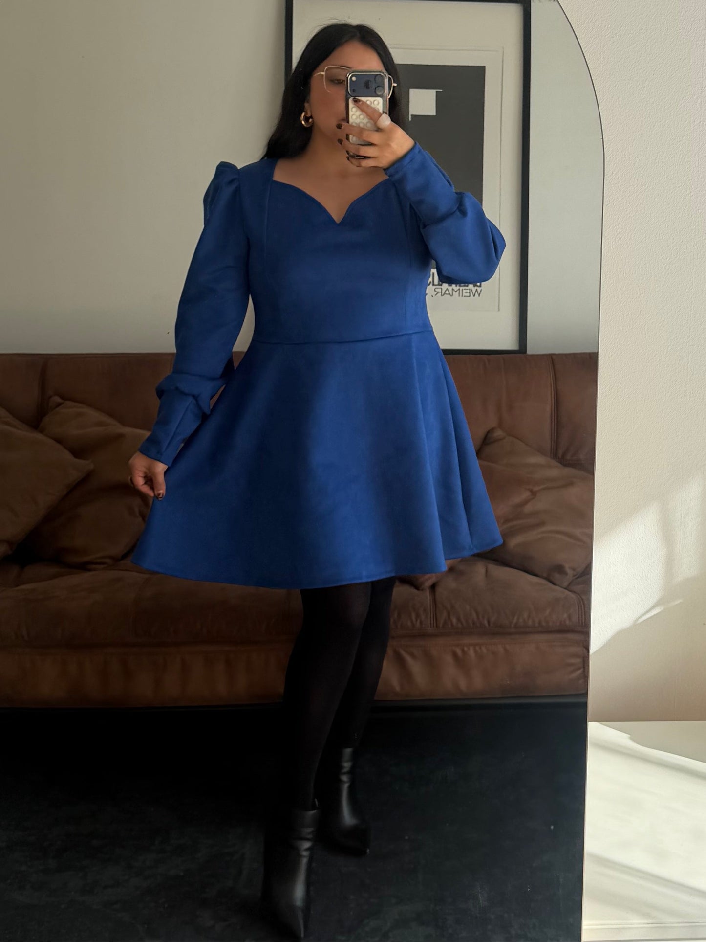 Vestido Javiera Tela Agamuzada