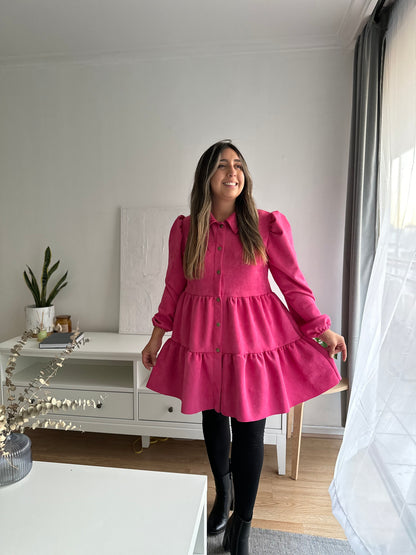 Vestido Adelle Tela Agamuzada