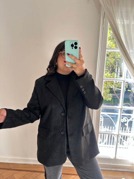Blazer Agamuzado Violeta