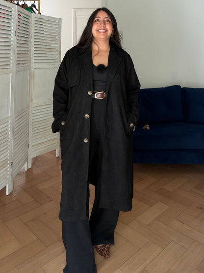Trench Lazo Tipo Gamuza