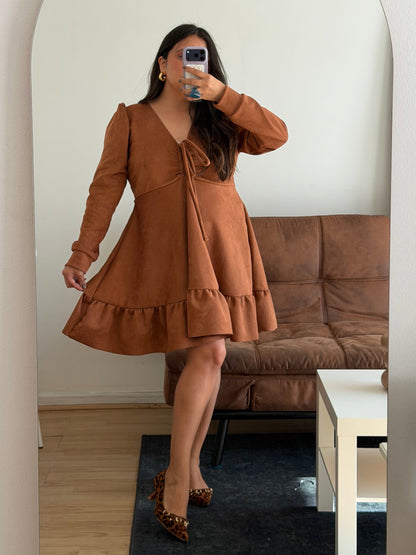 Vestido Camila Manga Larga Agamuzado