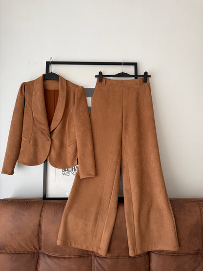 Blazer Adriana Tela Agamuzada