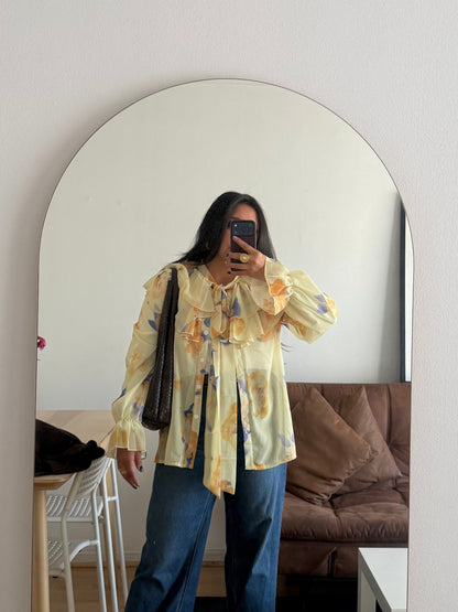 Blusa Flores Gasa