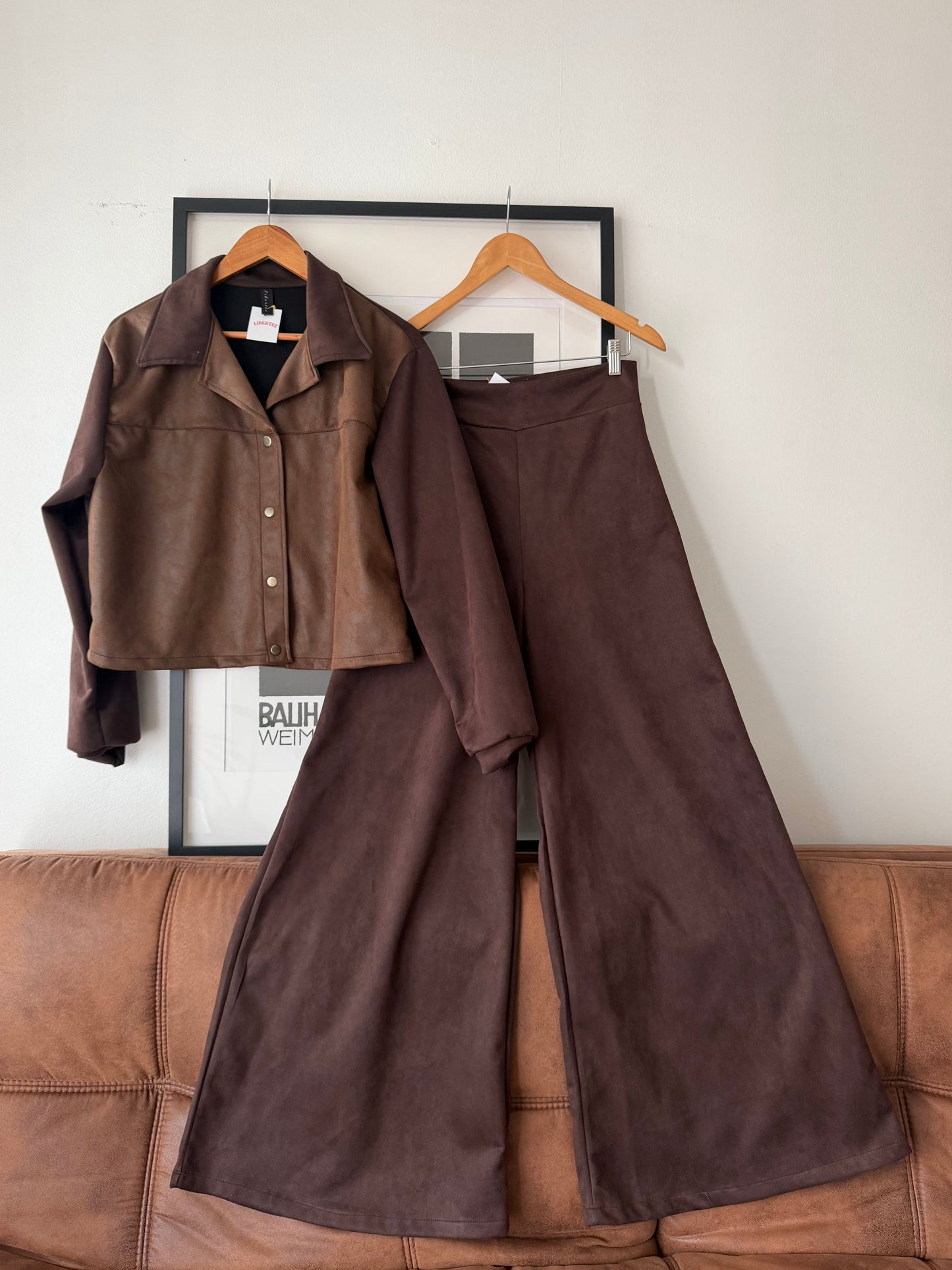 Conjunto Chaqueta Joyce + Palazzo Maria Jose Liso