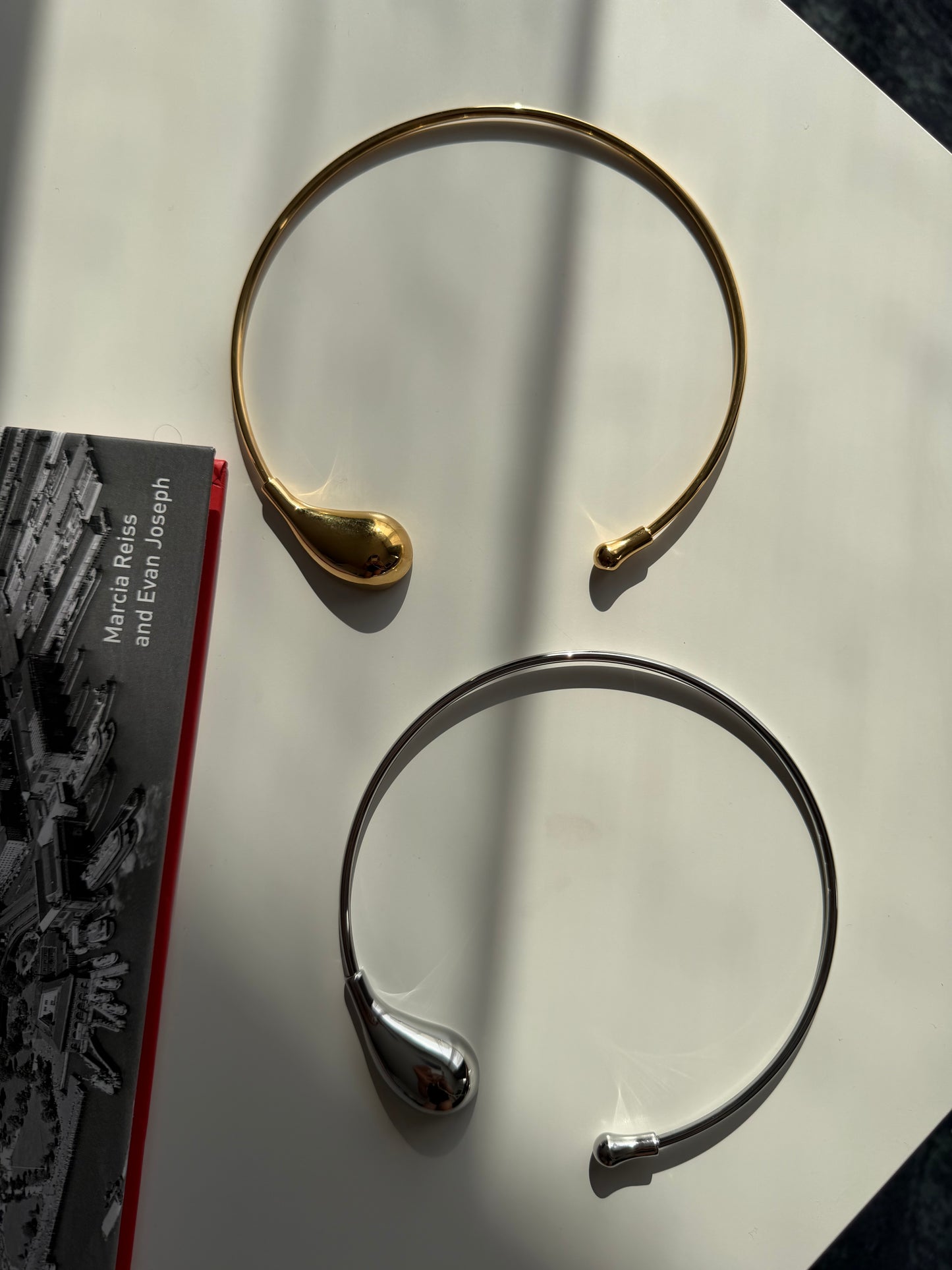 Collar Choker Gota Dorado Y Plateado