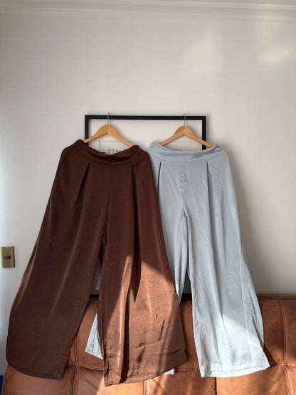 Pantalón Palazzo Satinado Dublin